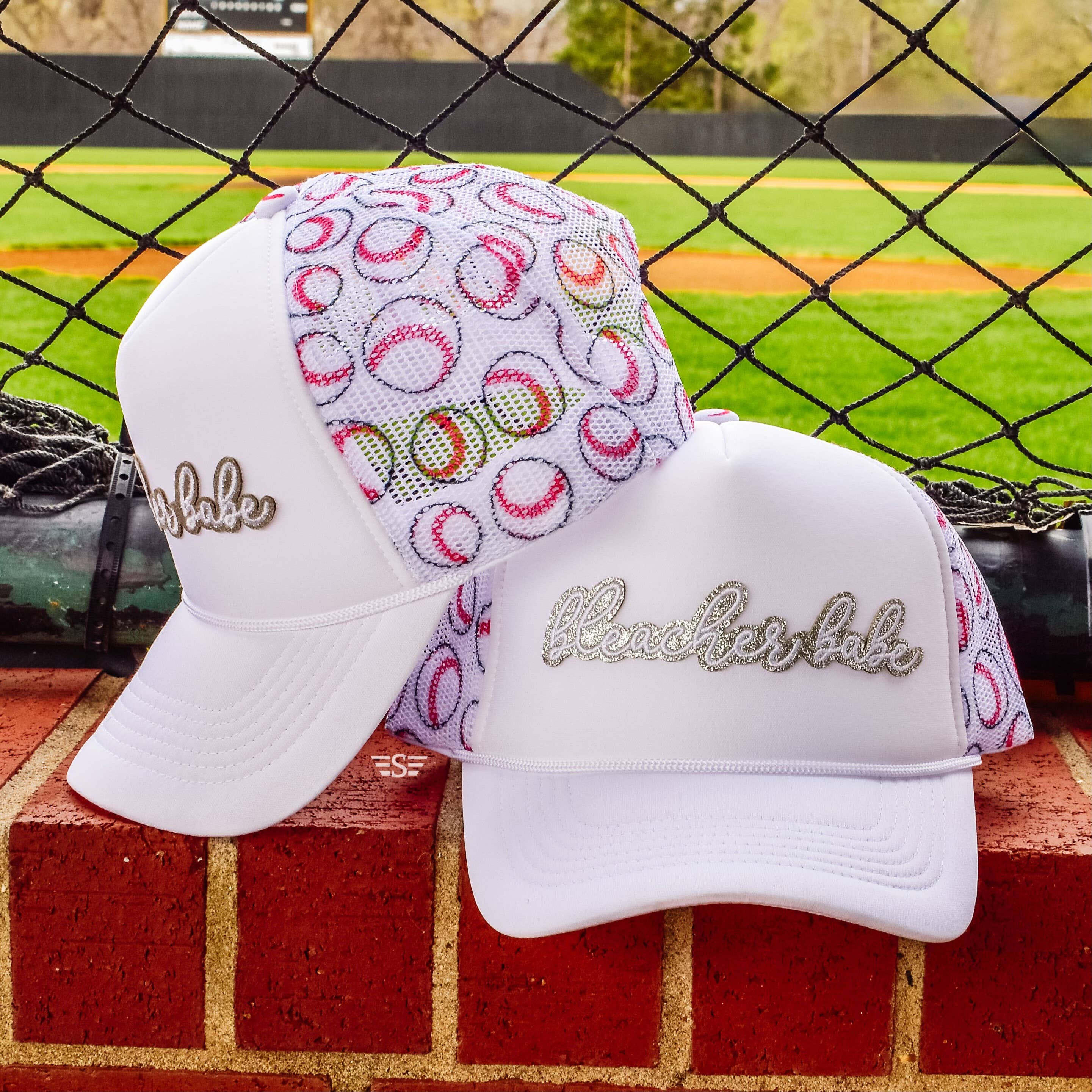 Flying S Company - Wholesale Baseball Cap - Women's - Bleacher Babe Printed Mesh Sport Trucker Cap1