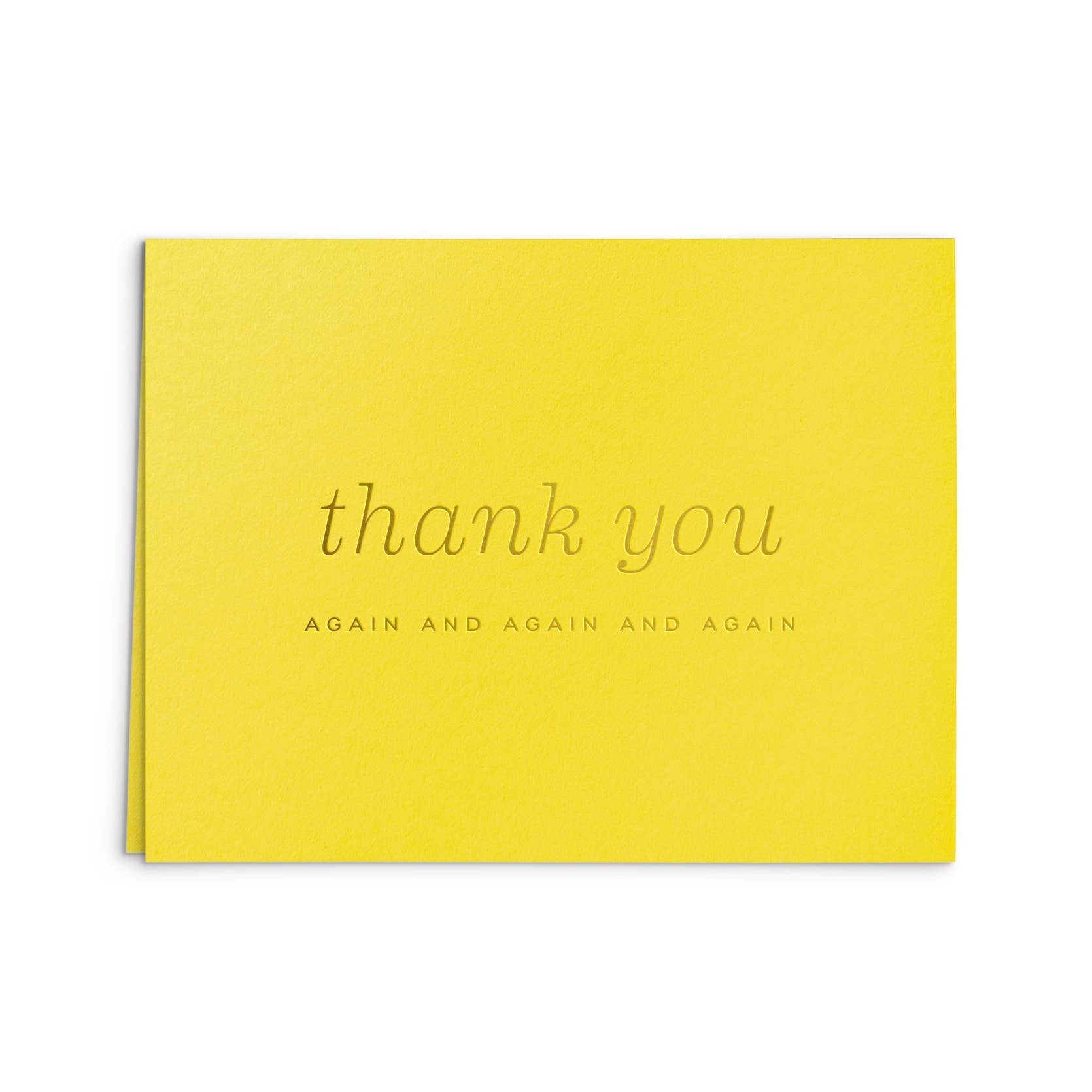 Smitten on Paper - Wholesale Thank You Card - Thank You Again Greeting Card1
