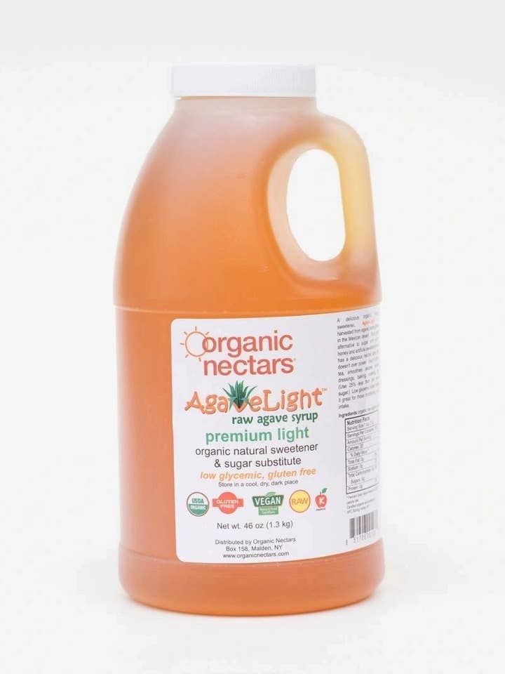 Agave Light Sirup Sødemiddel - 46 oz for engroshandel hos Organic Nectars