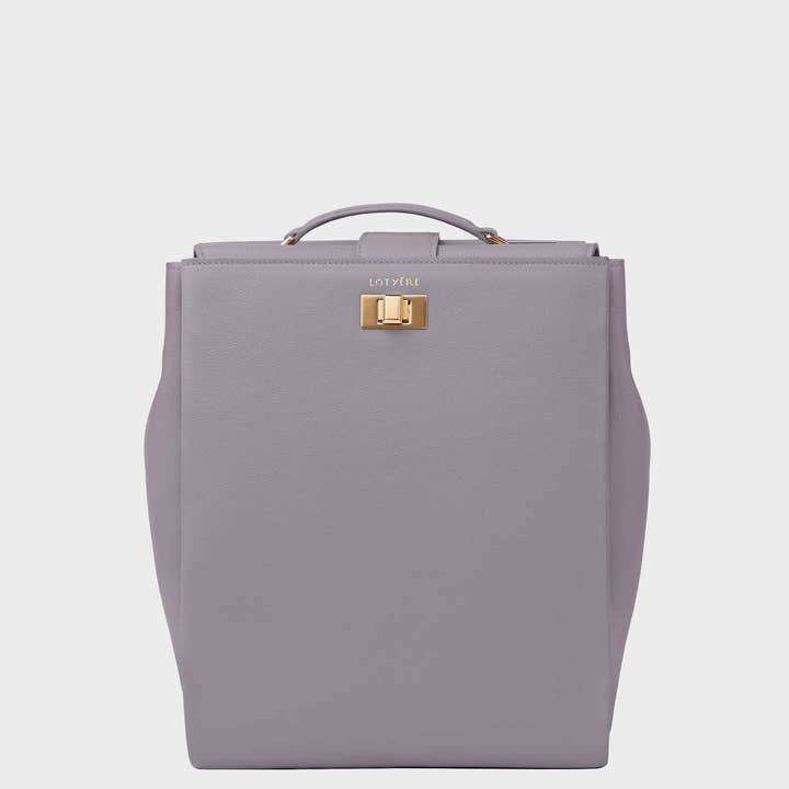 Lotyere – wholesale Backpack – Unisex – Zaino Grande Grigio Viola3