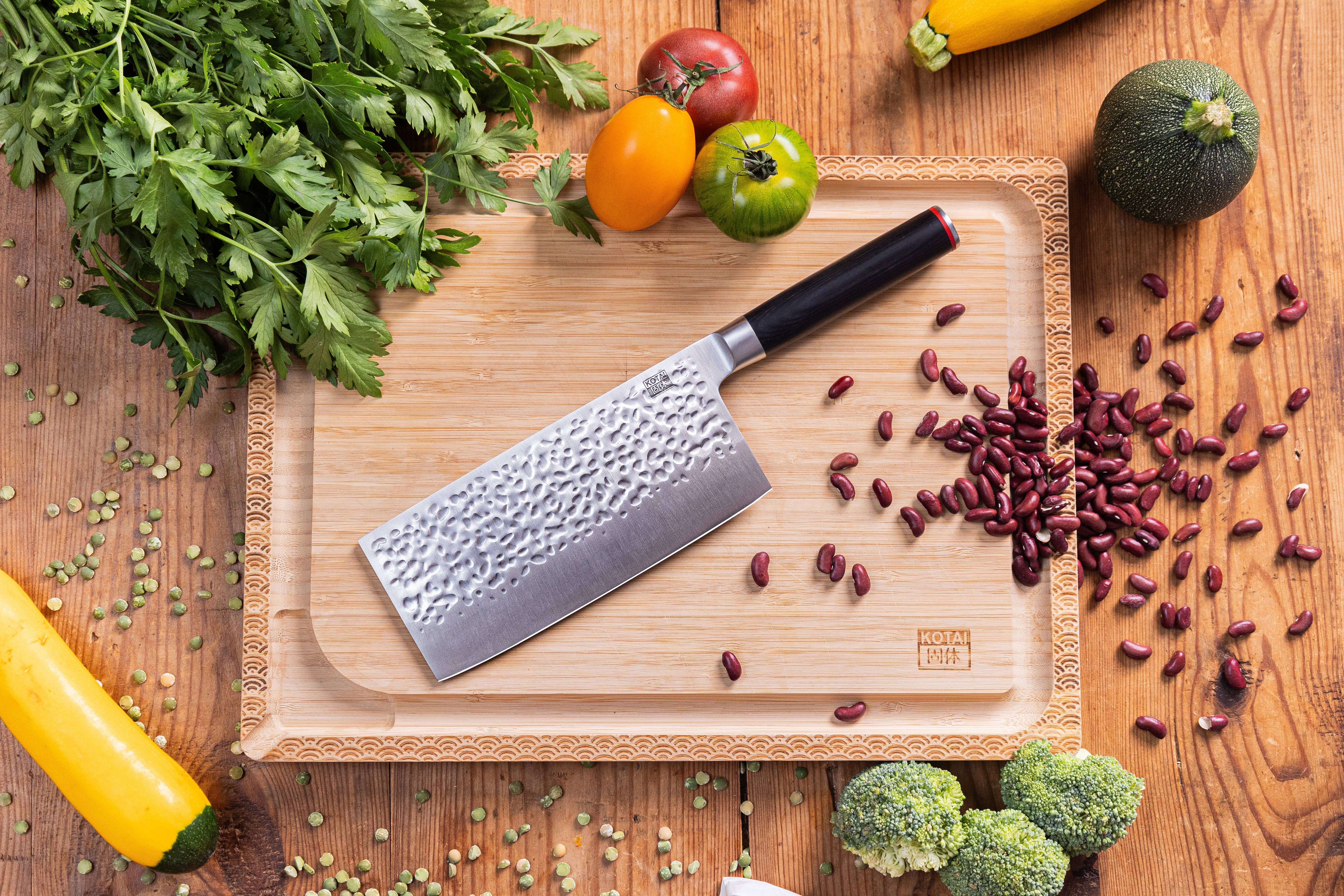 KOTAI – Engroshandel Køkkenkniv – Køkkenkniv - KOTAI Kinesisk urtekniv med gaveæske2