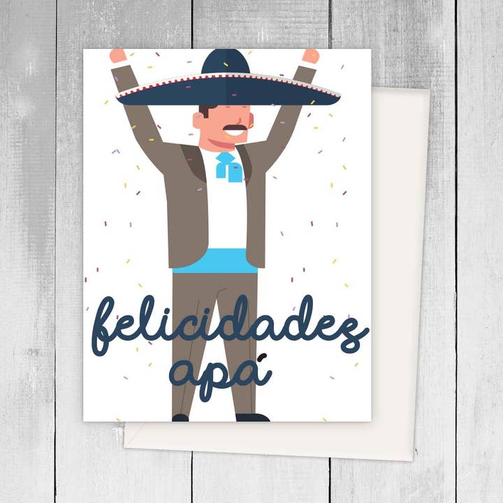 Viva Greetings – wholesale Farsdagskort – Grattis pappa spanska gratulationskort0