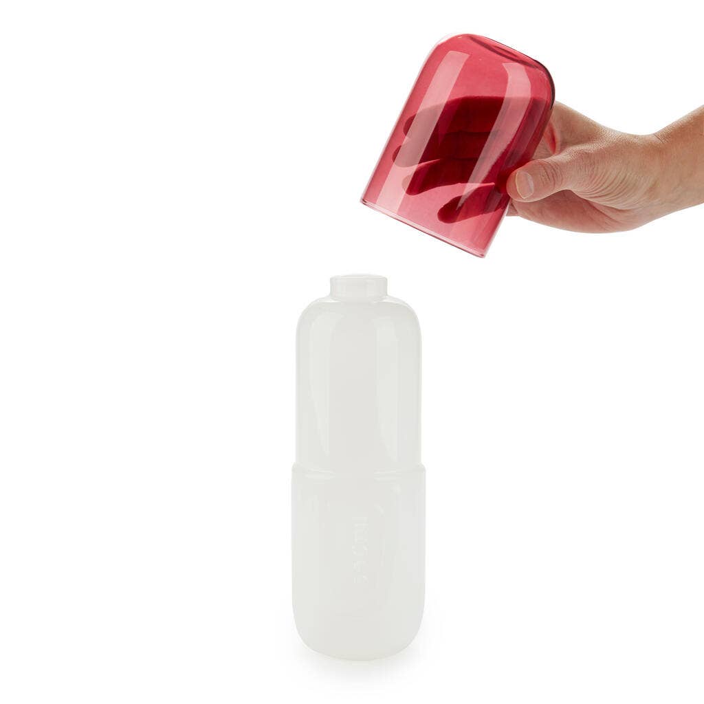 Balvi - Wholesale Water Bottle - Botella & Vaso, Water Pill, 550 ml, white/pink11