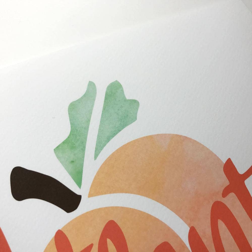 Sunny Day Designs - Wholesale Art Print - Atlanta Peach Art Print (8x10)4