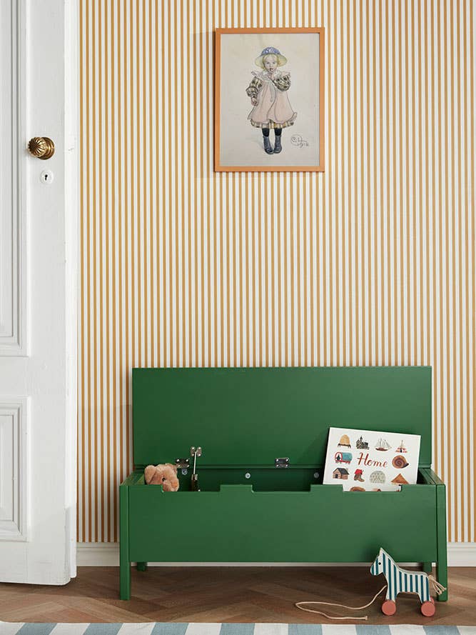 Sofa with storage dark green CARL LARSSON for wholesale by Kids Concept