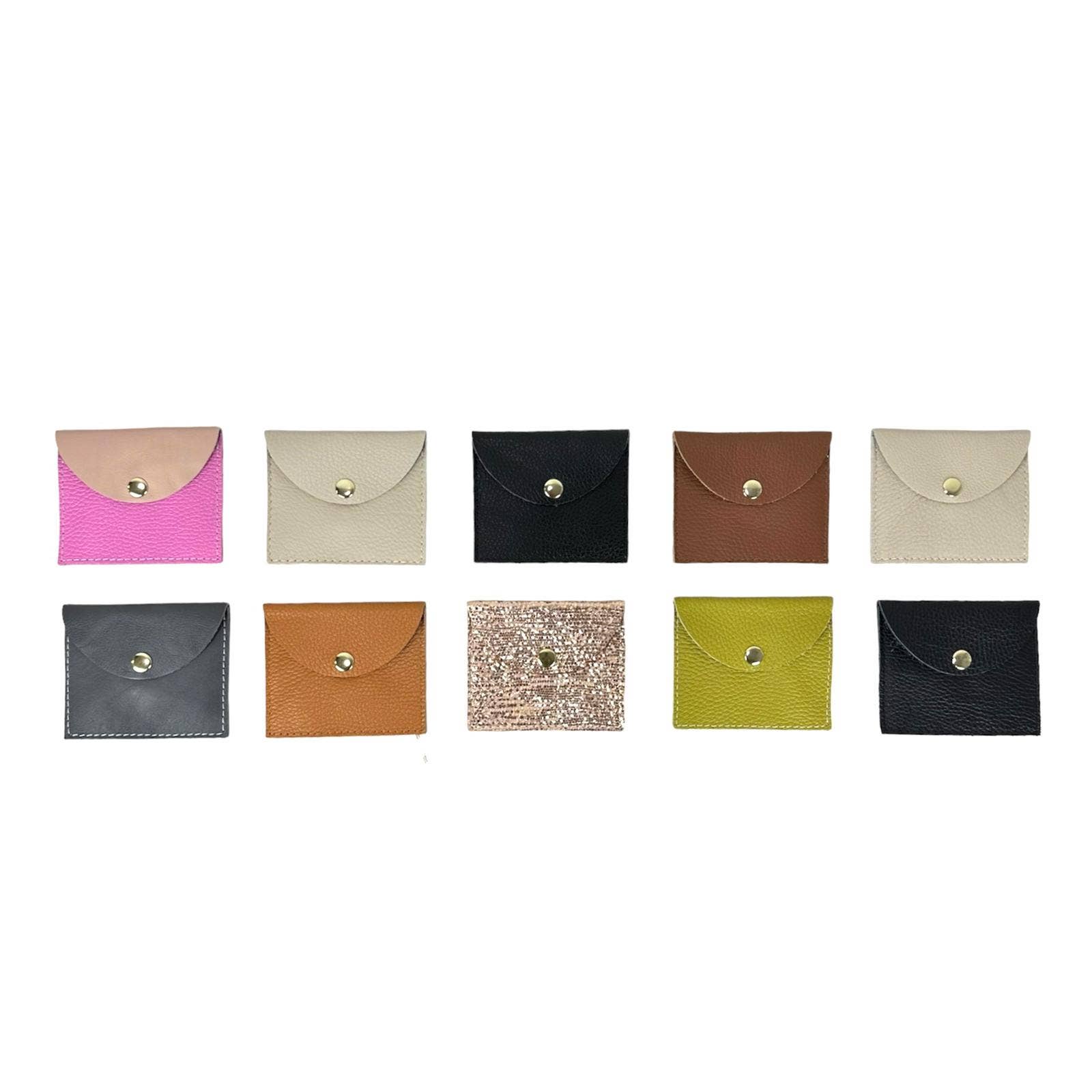 Chenson & Gorett – wholesale Coin purse – Women’s – Women's Compact Leather Wallet with Button Closure. Promo4