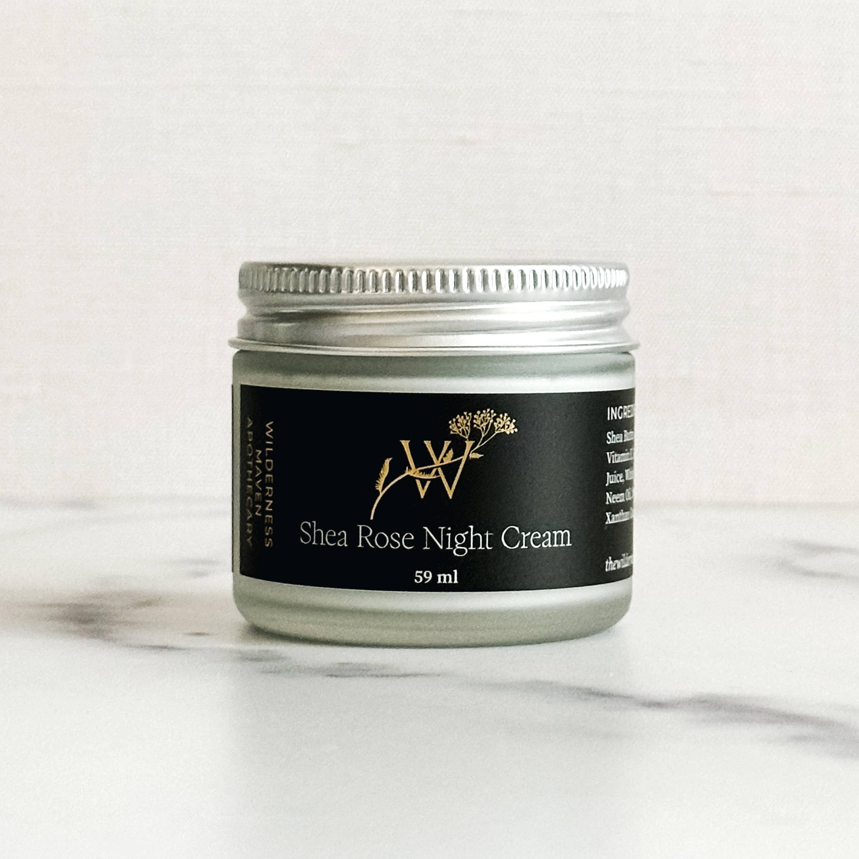 Wilderness Maven Apothecary – wholesale Night cream – Shea Rose Night Cream0