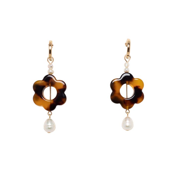 The Camellia Earrings for wholesale by Elysian Theory