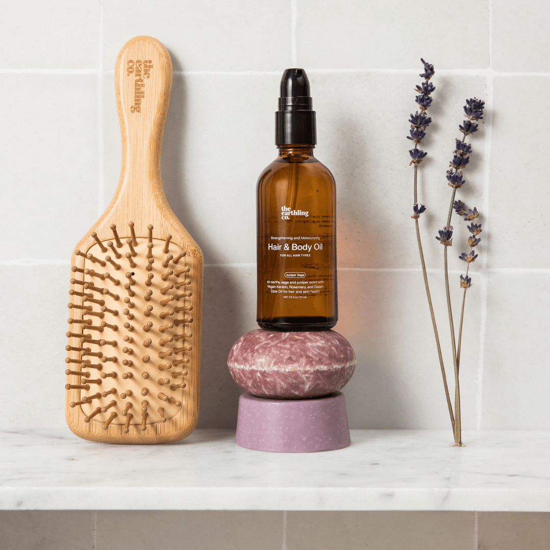 The Earthling Co. - Wholesale Hair Brush/Comb - Bamboo Brush5