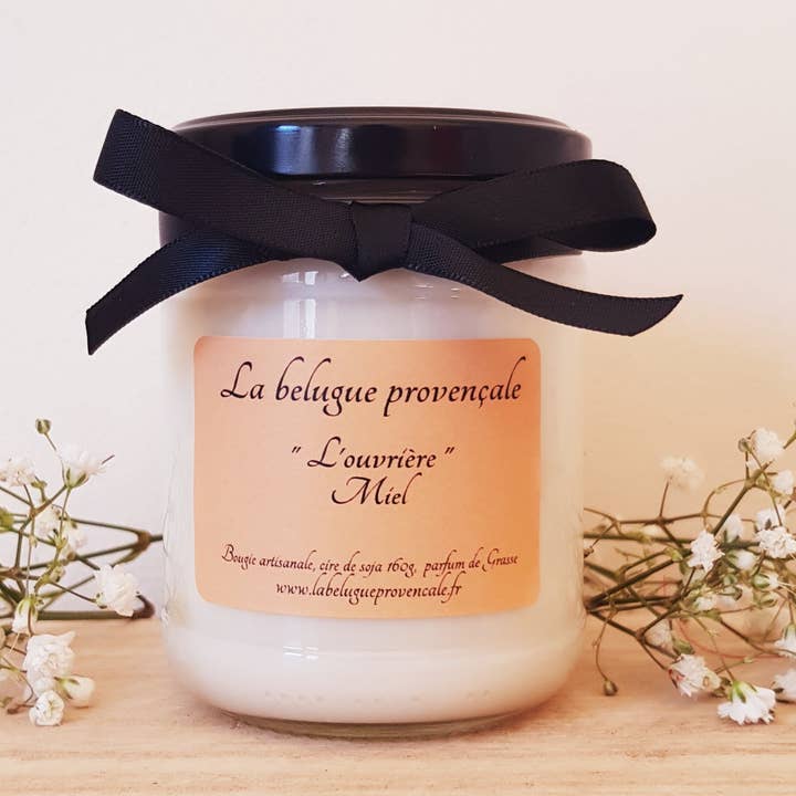 ”L'Ouvrière” Honey Candle för wholesale av La belugue provençale