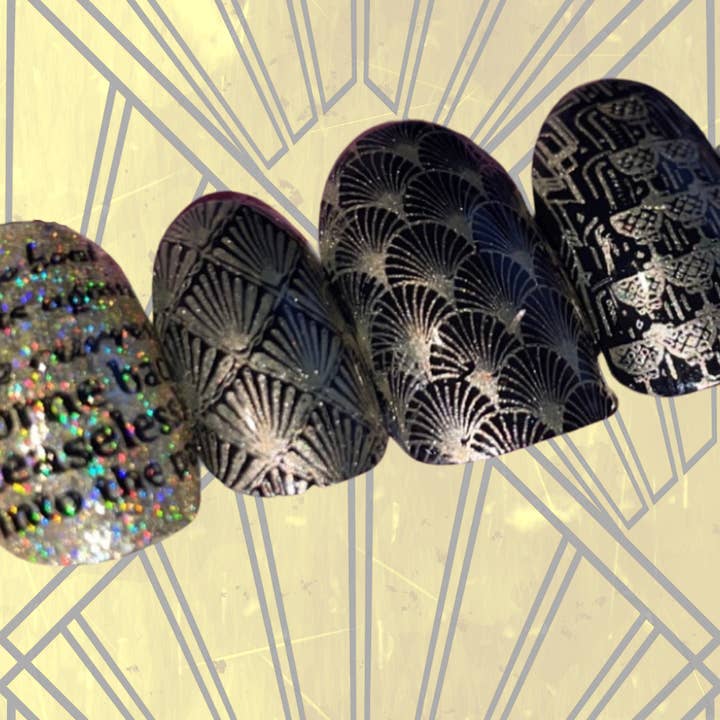 Space Witch Nails – Engroshandel Kunstige negle – Rige og skødesløse art deco store gatsby decopunk negle