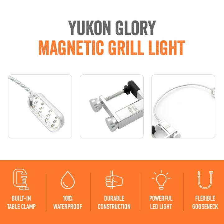 Yukon Glory - Wholesale Outdoor Grill Tools - Magnetic Grill and Griddle Led Light2