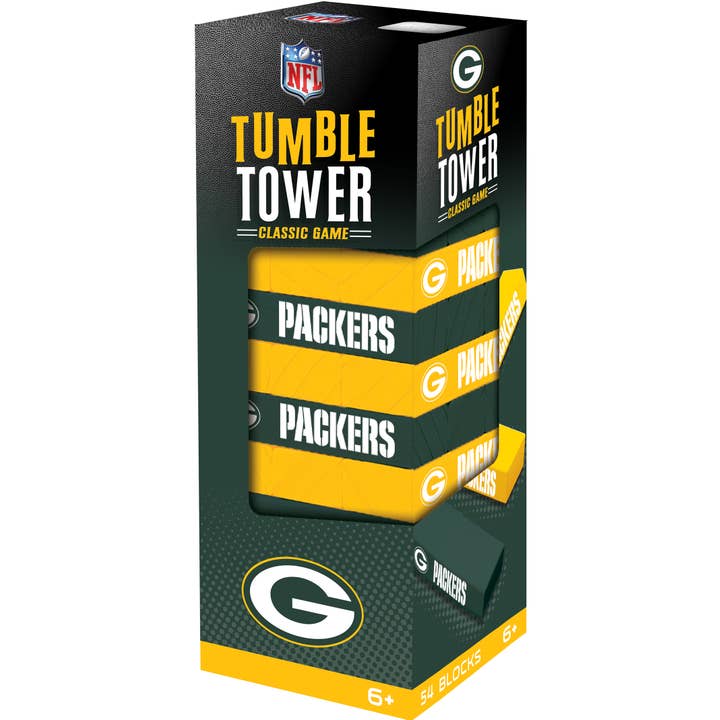 Green Bay Packers Tumble Tower for wholesale by Masterpieces Puzzles