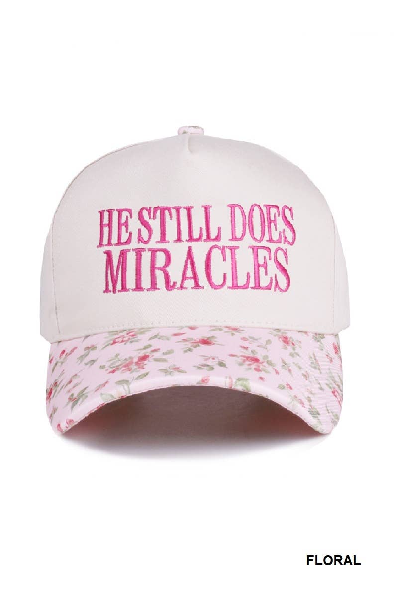 Vanilla Monkey - Wholesale Baseball Cap - Women's - He Still Does Miracles Two Tone Canvas Cotton Cap4