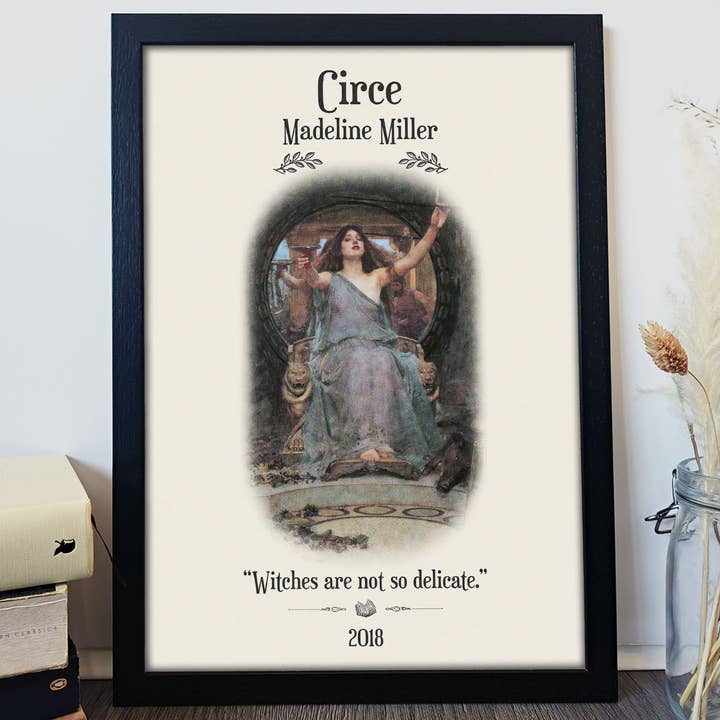 Circe, Madeline Miller, Arte delle Citazioni del Libro per la vendita all'ingrosso da parte di Beyond the Shelf