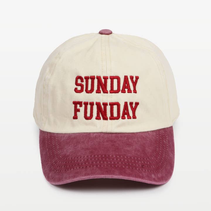David And Young - Wholesale Baseball Cap - Unisex - GAME DAY SUNDAY FUNDAY Two-Tone Baseball Cap3