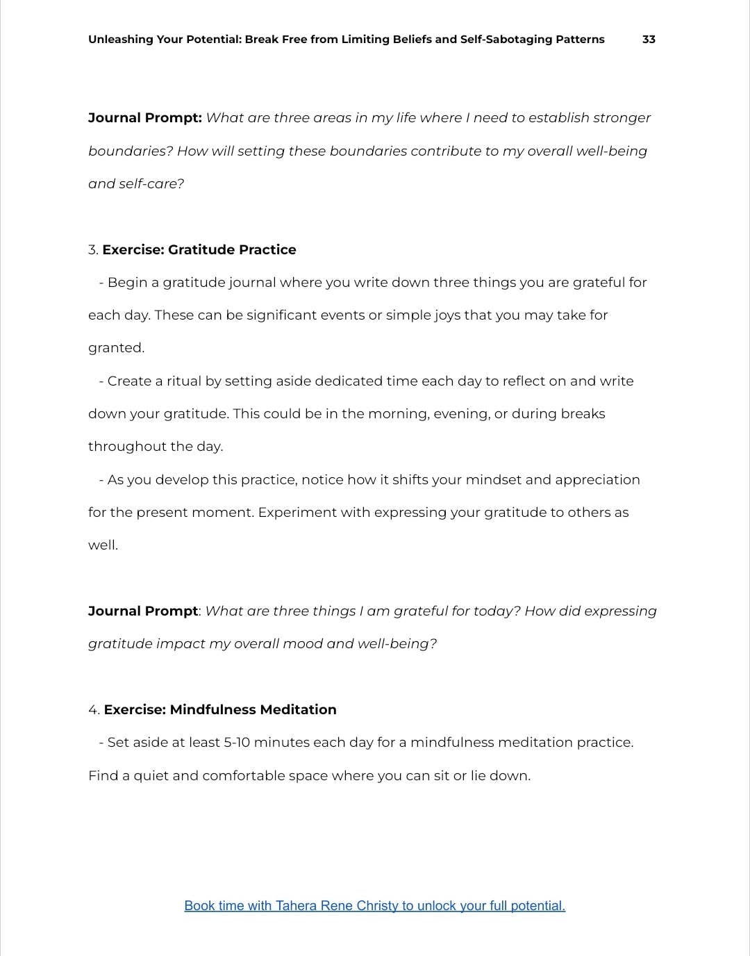 Amour Propre - Venta al por mayor Autoayuda y desarrollo personal - Liberando tu potencial: Libérate de las creencias limitantes y los patrones de auto-sabotaje por Tahera Rene Christy10