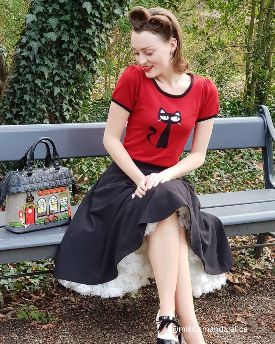 Mak - Wholesale Knit Sweater - Women's - Short Sleeve Crewneck Cat Print Casual T-Shirt Sweater17