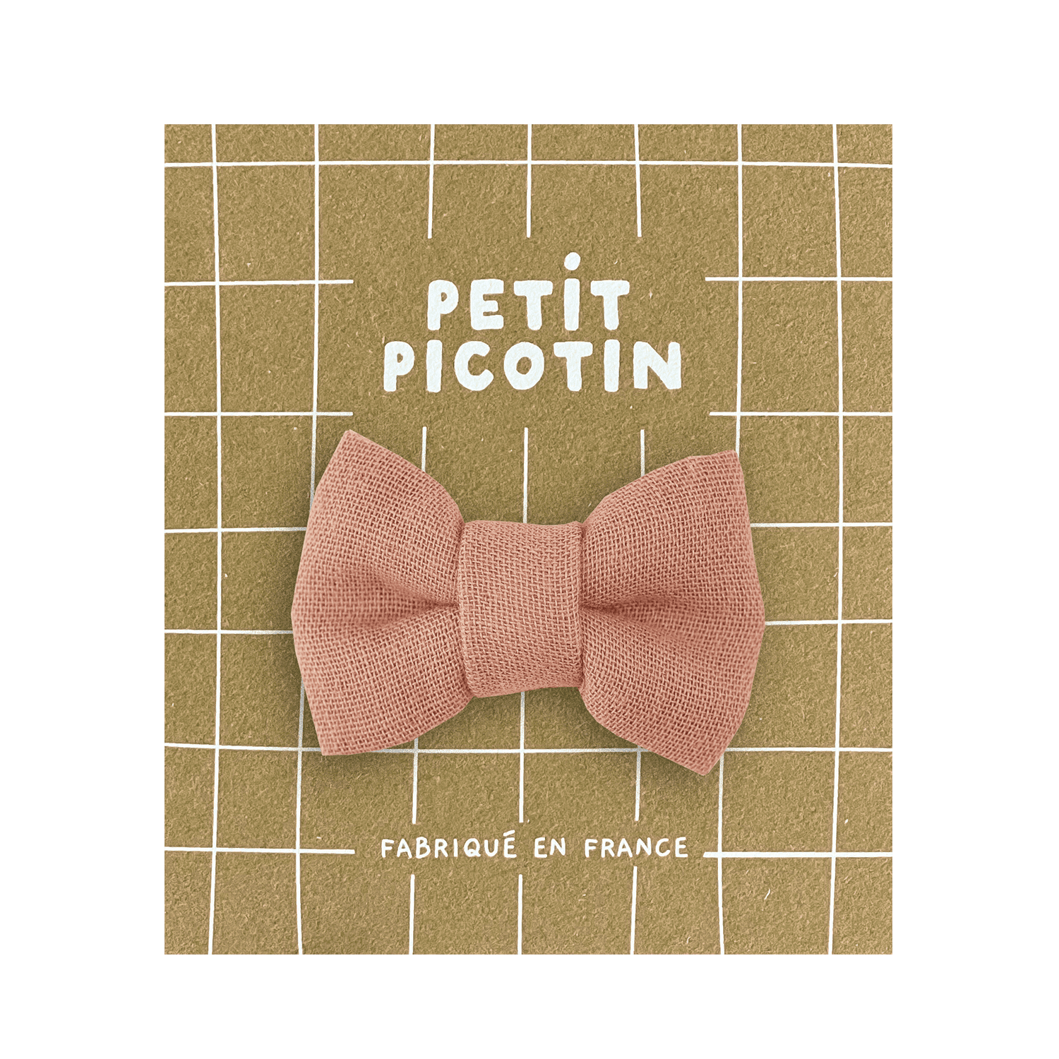 Petit Picotin – Großhandel Haarclip – Kinder – Pernette – Bio-Baumwoll-Haarspange mit Klickverschluss oder Krokodilklammer1