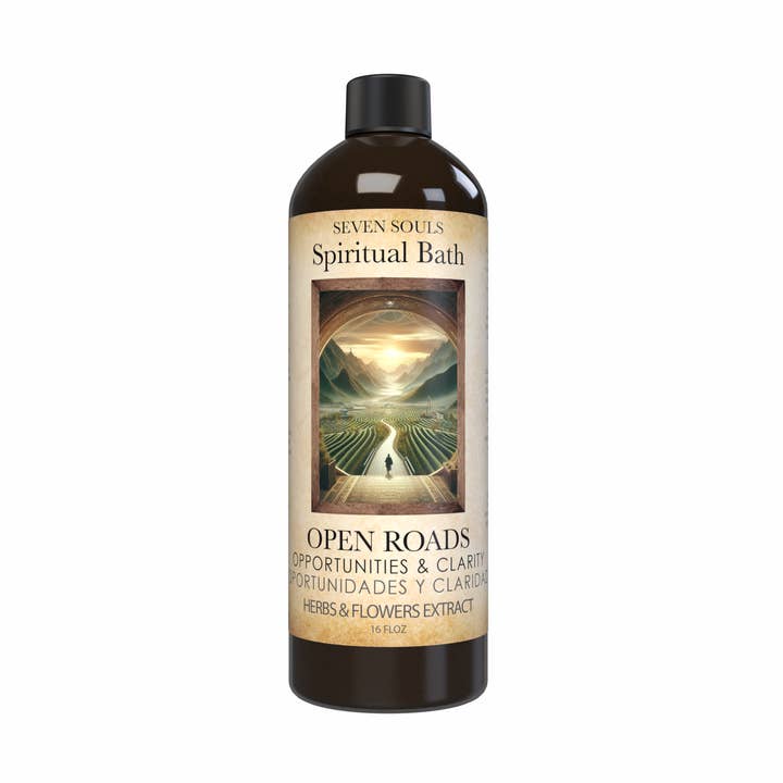 OPEN ROADS Bain spirituel, énergie et bien-être grâce aux plantes pour la vente par Seven Souls Botanicals