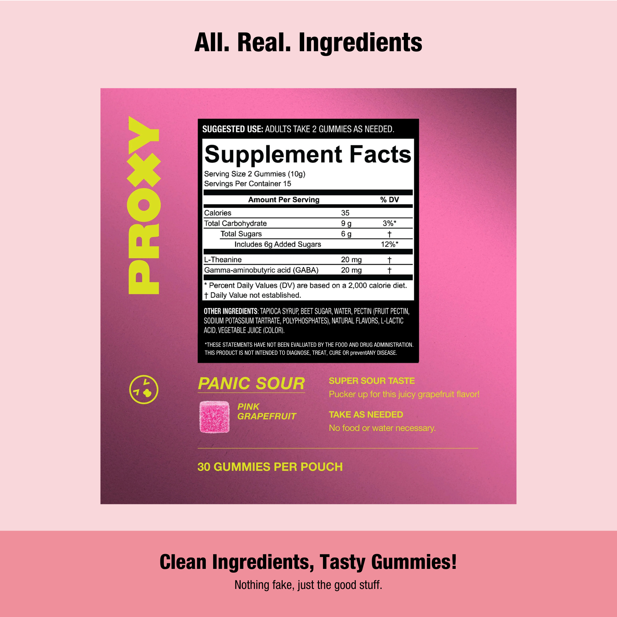 Proxy Wellness - Wholesale Oral Supplement/Vitamin - PROXY Panic Sour6