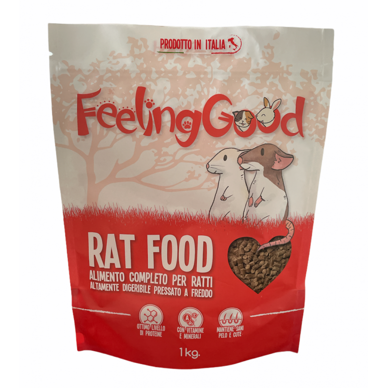 Fantoni s.r.l. - Wholesale Pet Food - Not Cat/Dog - FEELING GOOD RAT FOOD 1 KG0