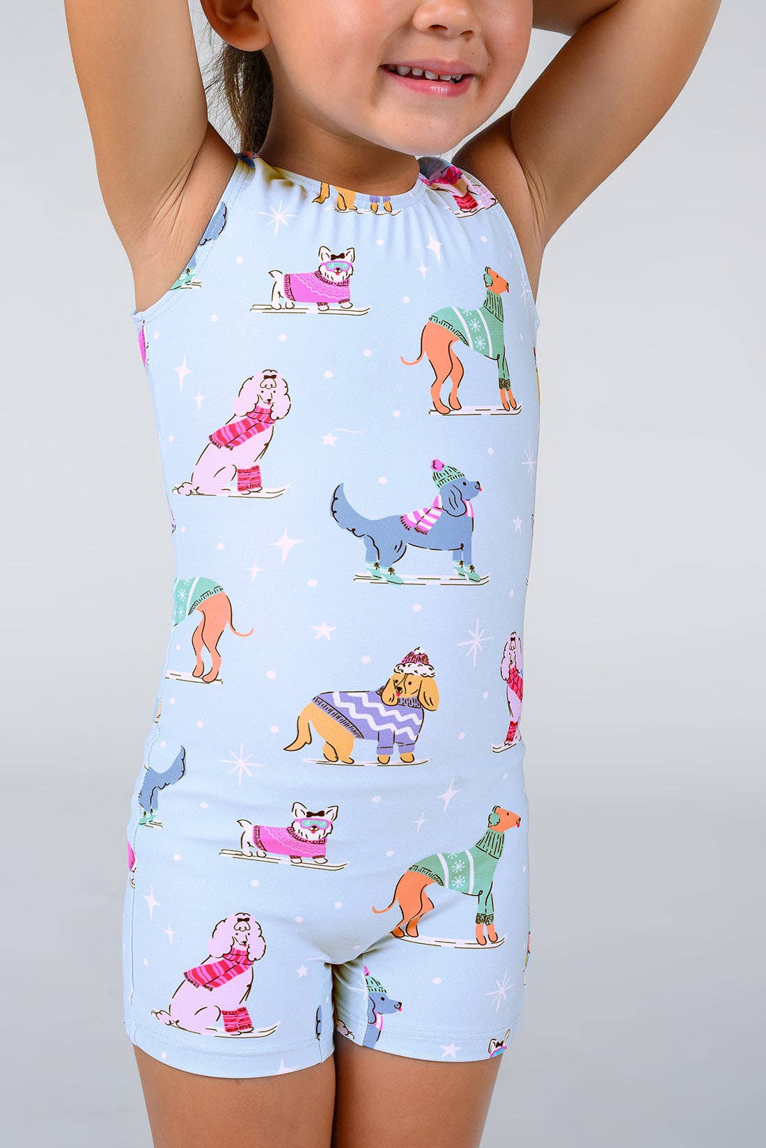 Destira – wholesale Leotard – Child – Snow Paws Unitard5