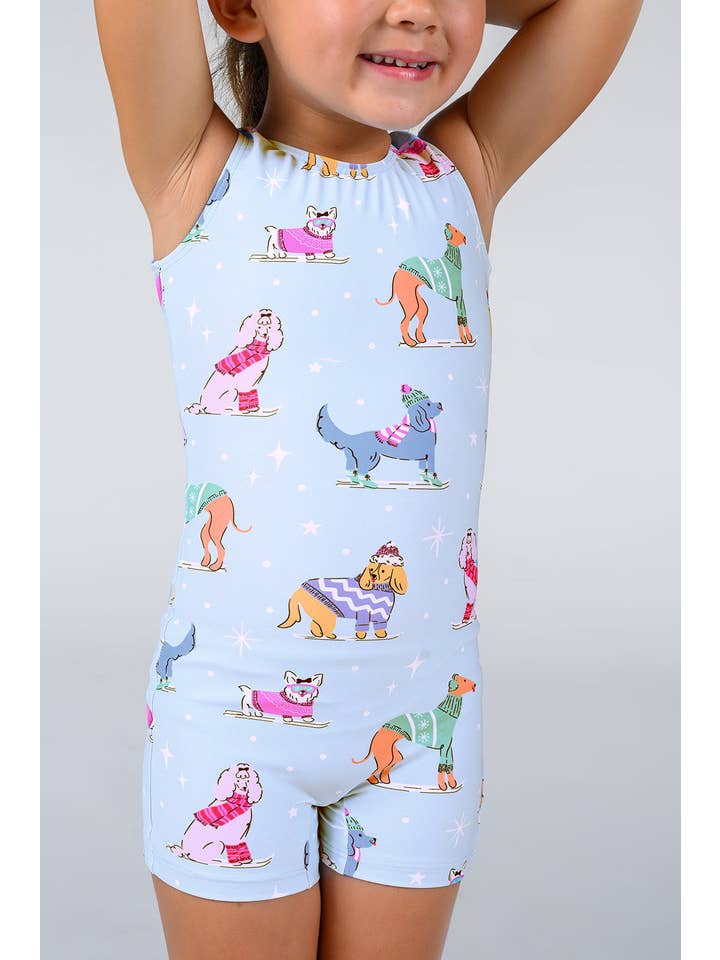 Destira – wholesale Leotard – Child – Snow Paws Unitard5