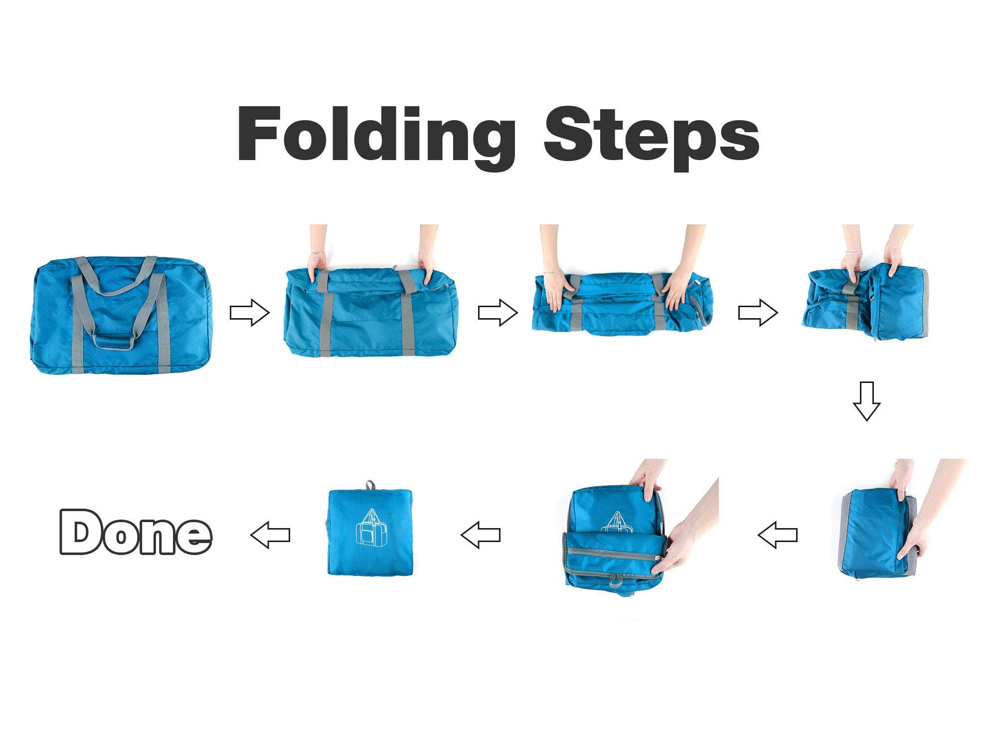 wandf - Wholesale Weekender bag – Unisex - Foldable Large Bulk Duffle Bag 24" With Shoe Compartment15