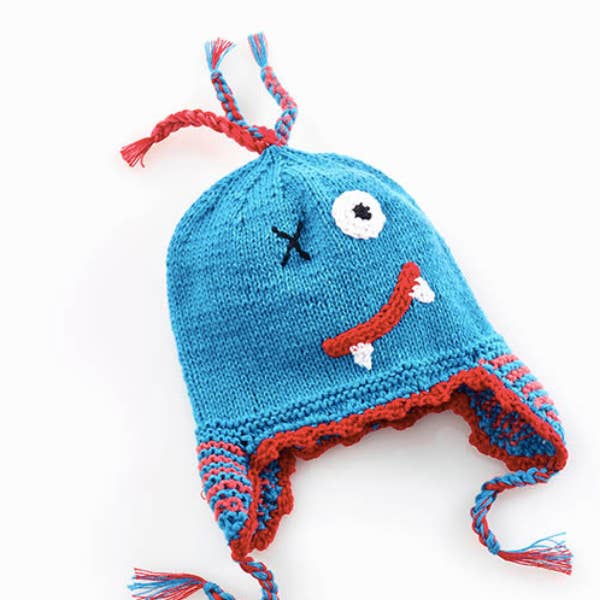 Motif hat with earflaps - monster for wholesale by Storytelling Products by Mark Hachmann Consulthink UG