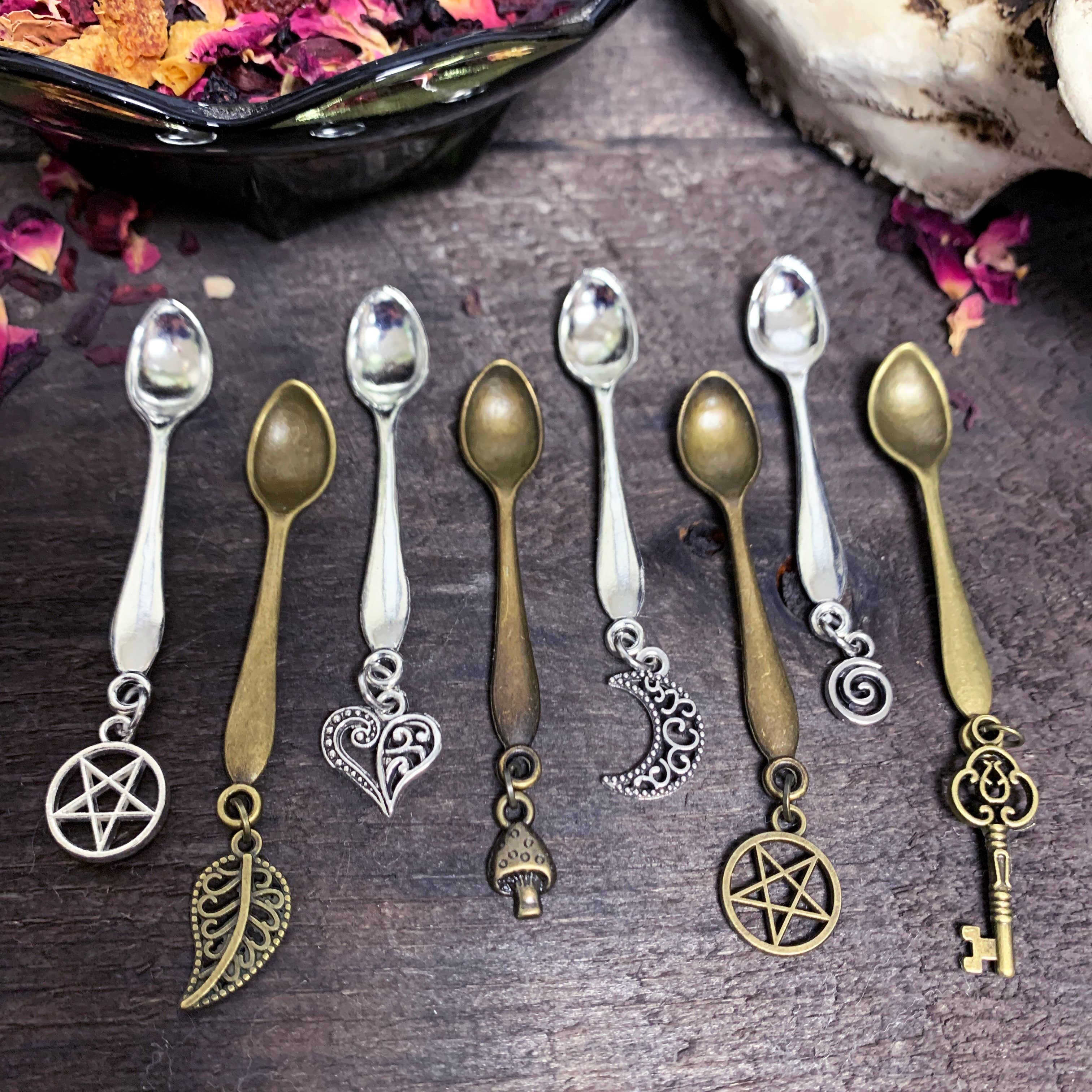 of Forest and Fae - Wholesale Meditation Supplies - Little Witchy Charm Spoons • Tiny Apothecary Spoons1
