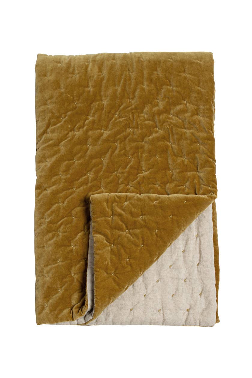 Niki Jones – wholesale Quilt – Velvet Linen Throw15