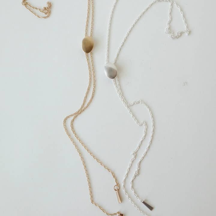 Sarah Safavi Jewelry - Wholesale Pendant/Charm Necklace - Ascent Bolo Necklace Gold or Silver5