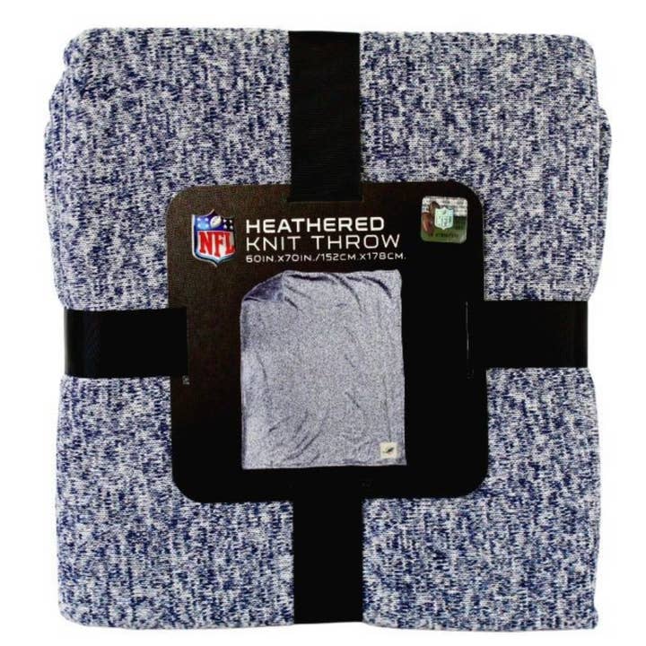 St. Louis Wholesale LLC - Wholesale Throw Blanket - Heathered Leverage Knit 60"x70" Blanket- Miami Dolphins