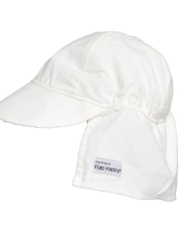 Kids UPF50+ Girls and Boys Organic Flap Hat for wholesale by Flap Happy
