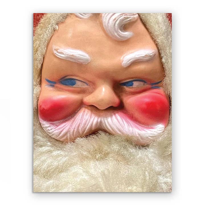 The Mincing Mockingbird - Wholesale Christmas Card - Santa Doll Holiday Greeting Card