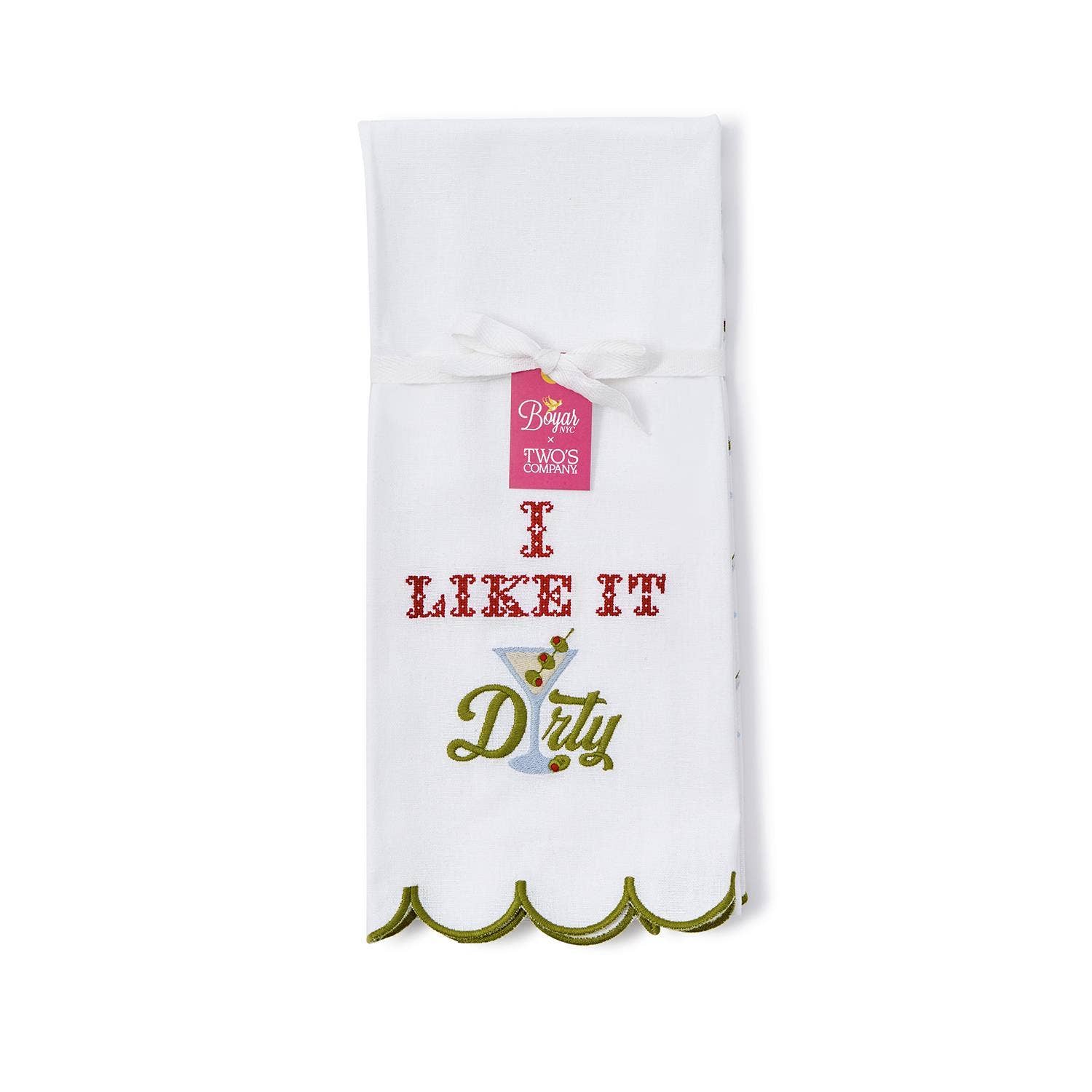 Boyar Gifts for Two's Company - Wholesale Tea Towel - Cocktails  | Cross Stitch Dish Towel Assortment5