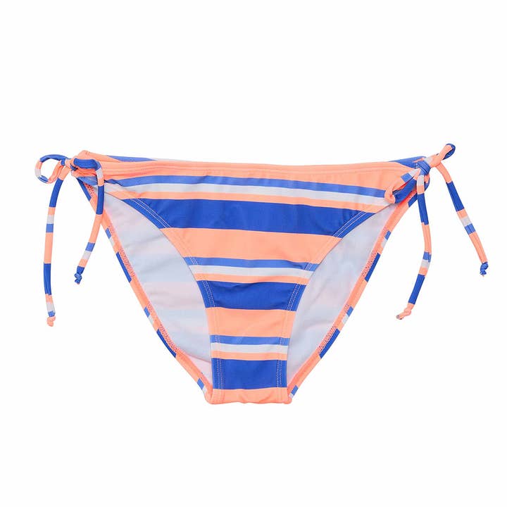 Snapper Rock Swimwear UPF50+ - Wholesale Two Piece Swimsuit - Women's - Womens Tropicana Stripe Sustainable Bikini Bottoms