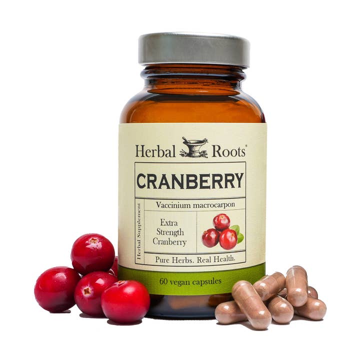 Herbal Roots Extra Strength Cranberry with Nettle Capsules for wholesale by Herbal Roots