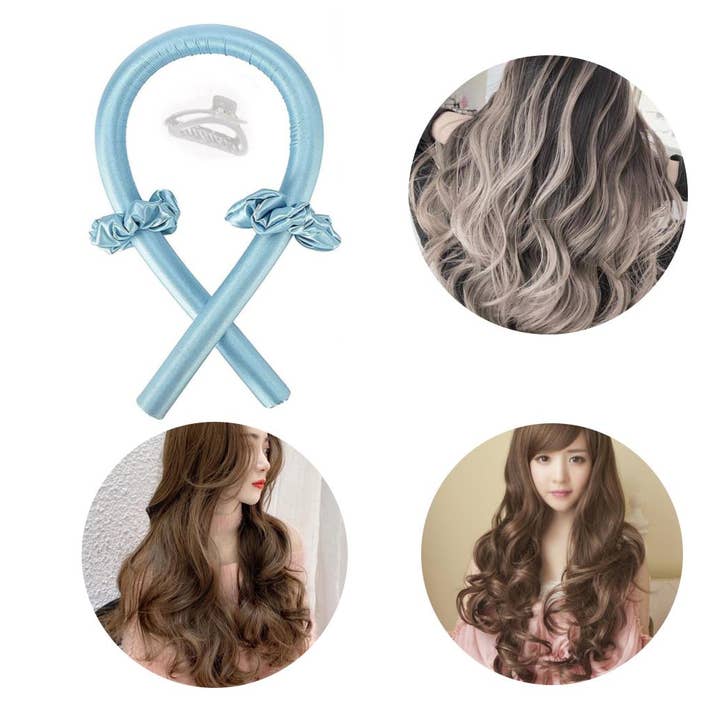 Mix Match Colors Premium Heatless Satin Roller Hair Curl for wholesale on Faire5