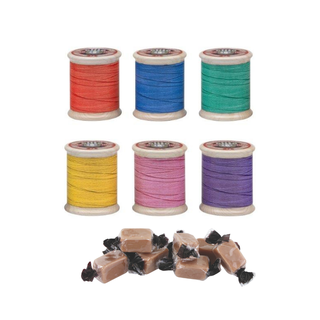 Tin Treats – wholesale Decorative box – Cotton Reel Tins 6 Assorted (24) With Fudge0