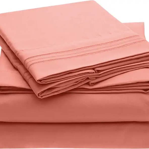Sunshine Home Textile - Wholesale Sheet Set - 2100 Series Sally Collection 4 Piece Sheet Set - Queen