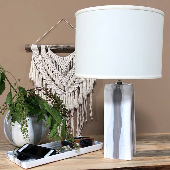 Narrow Square Lamp for wholesale by ALEX MARSHALL STUDIOS