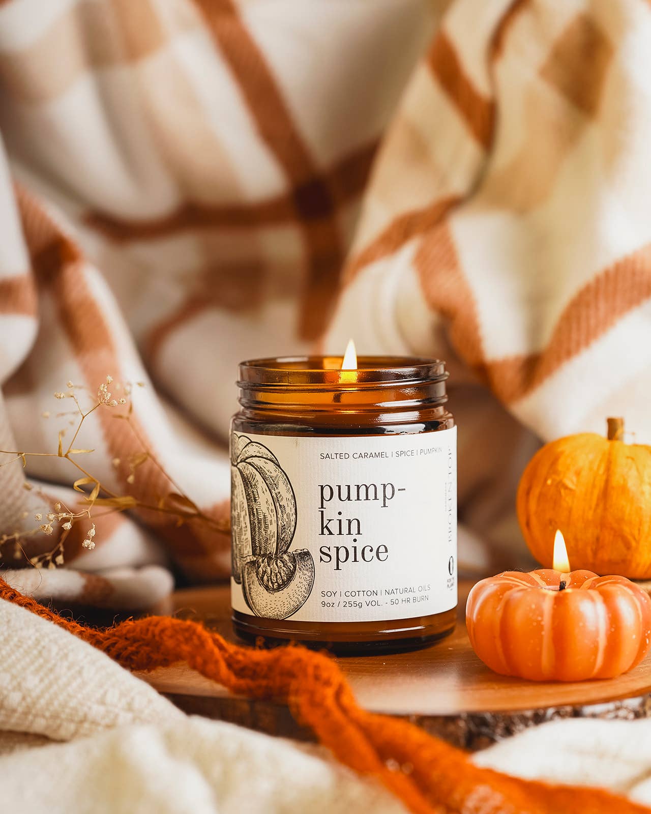 Broken Top Brands - Wholesale Jar/Filled Candle - Pumpkin Spice 9oz Soy Candle6