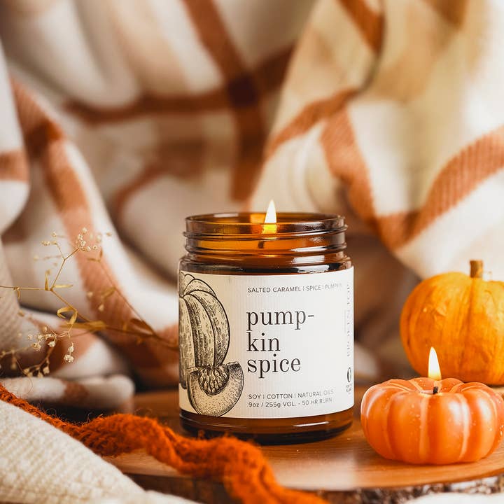 Broken Top Brands - Wholesale Jar/Filled Candle - Pumpkin Spice 9oz Soy Candle6