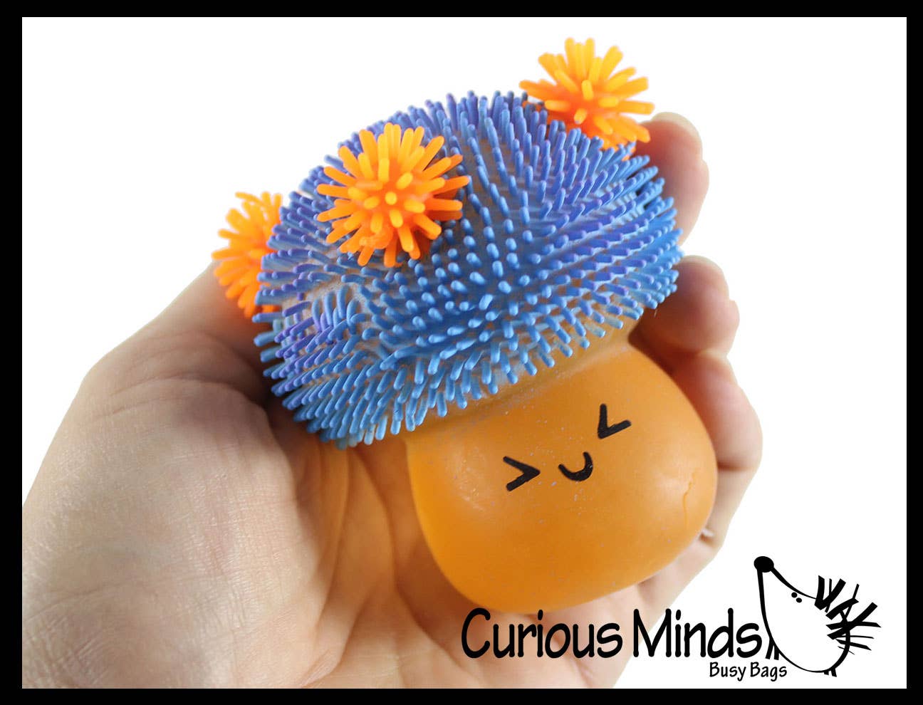 Curious Minds Toys - Wholesale Fidget Toy - Kids - 1 Mushroom Sugar Puffer Ball - Thick Glue/Gel Syrup Molasses1