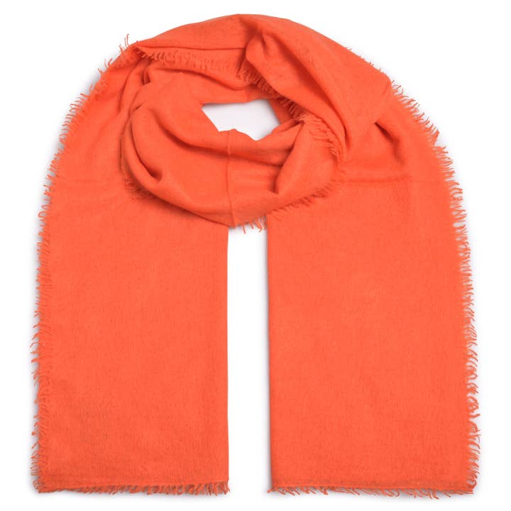 Sciarpa in cashmere Feli-cs in Tequila Sunrise per la vendita all'ingrosso da parte di cute stuff GmbH