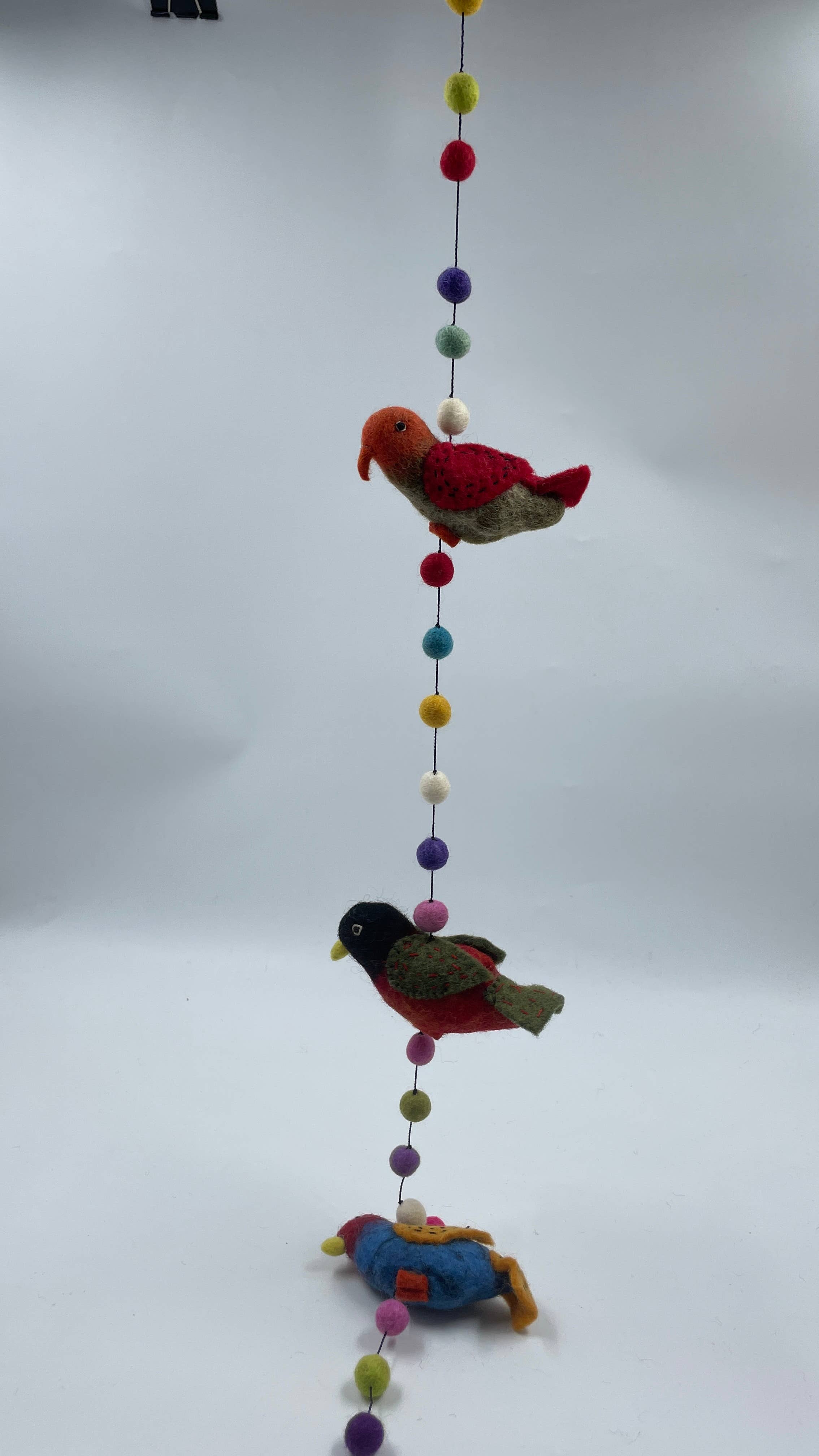 Funky Yak Ltd – wholesale Mobile – Handmade Felt Bird Mobile Room Decoration2