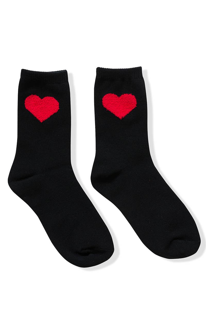 42POPS - Wholesale Socks - Women's - ",,,..._ SI-26013 VALENTINE HEART CREW SOCKS1