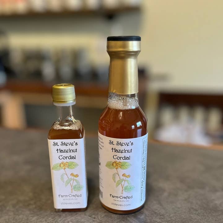 Cordial (Syrup) - Hazelnut for wholesale by St. Steve's Farm-Crafted Beverages